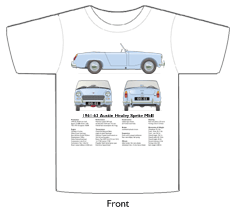 Austin Healey Sprite MkII 1961-62 T-shirt Front